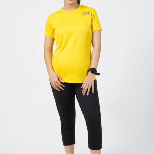 Vital Micro Mesh Yellow T-Shirt
